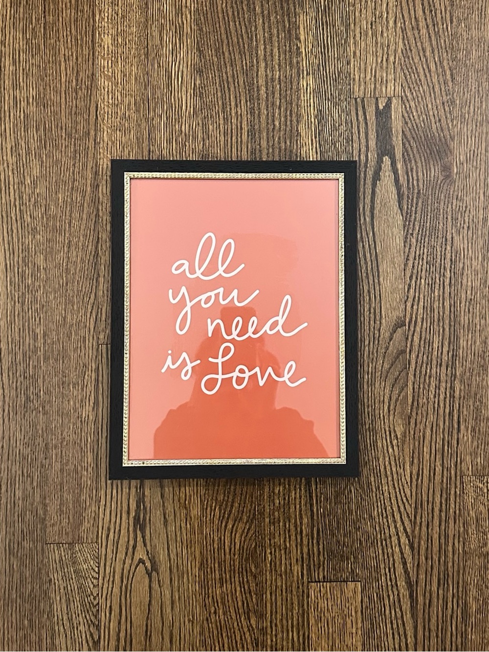 All You Need Is Love Coral Wall Art Print